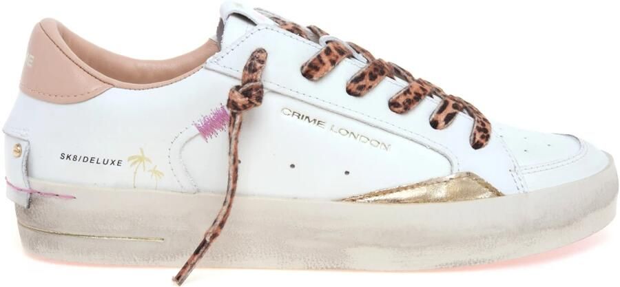 Crime London SK8 Deluxe Savage White