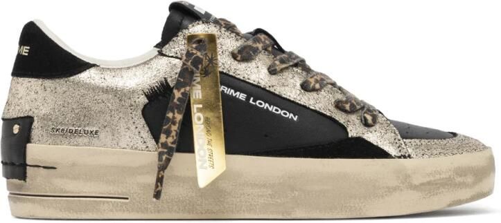 Crime London Sk8 Deluxe Wedge Onyx Gold
