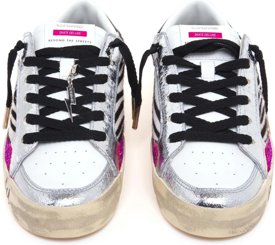 Crime London Sk8 Deluxe Schoenen Grijs Vrouw - Foto 2