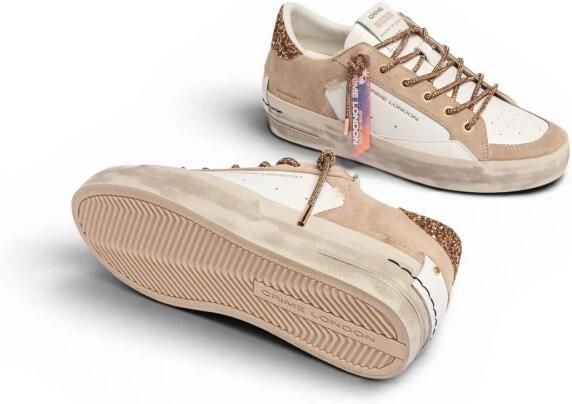 Crime London Lage Sneakers SK8 DELUXE WEDGE 29154PP8-CHAMPAGNE DUST - Foto 3