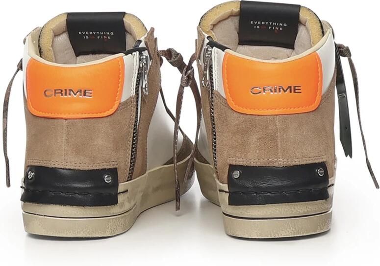 Crime London Beige Sneakers met Premium Materialen - Foto 2