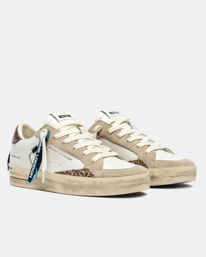 Crime London Leren Sneakers met Metalen Details - Foto 3
