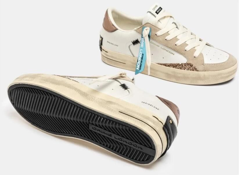 Crime London Leren Sneakers met Metalen Details - Foto 6