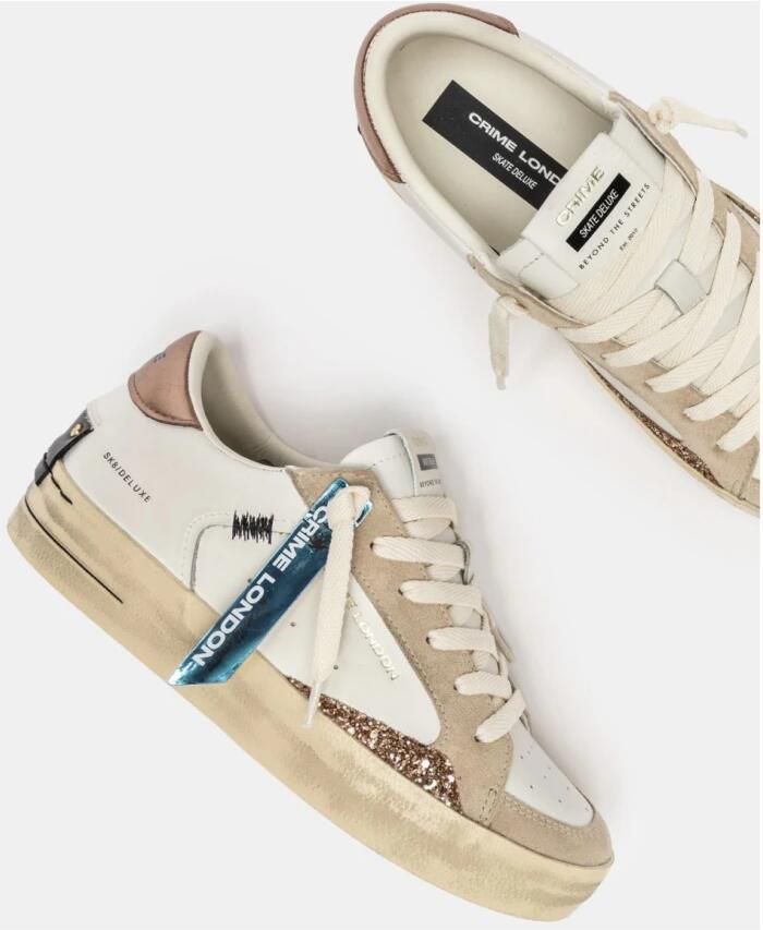 Crime London Leren Sneakers met Metalen Details - Foto 5