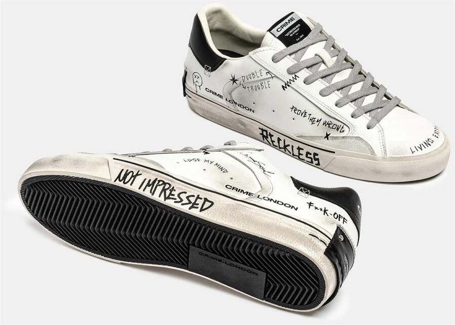 Crime London Gedetailleerde Deconstructed Sneaker - Foto 4