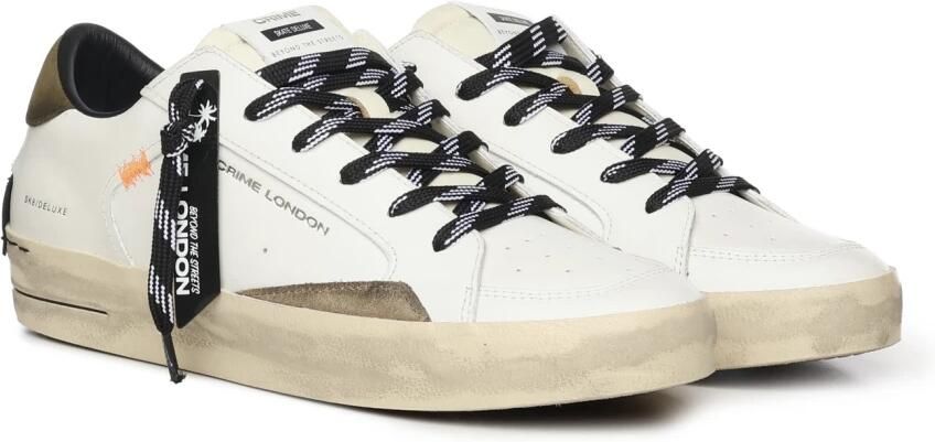 Crime London Vintage Olive Sneakers
