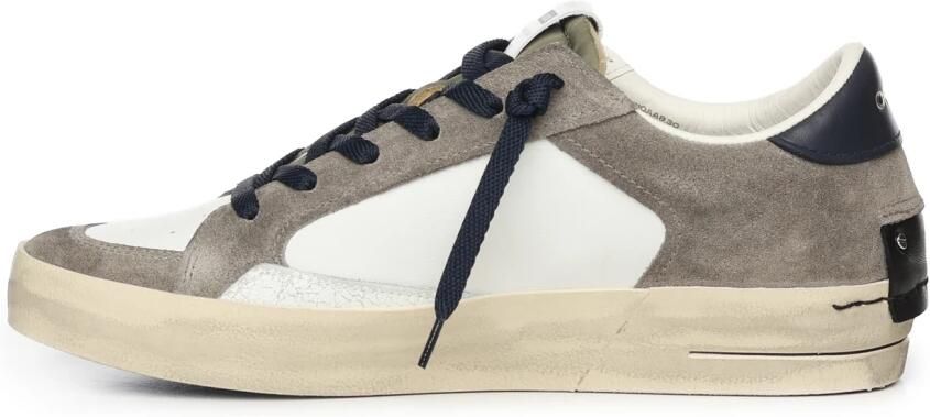Crime London Vintage Suede Sneakers Stone Grey - Foto 2