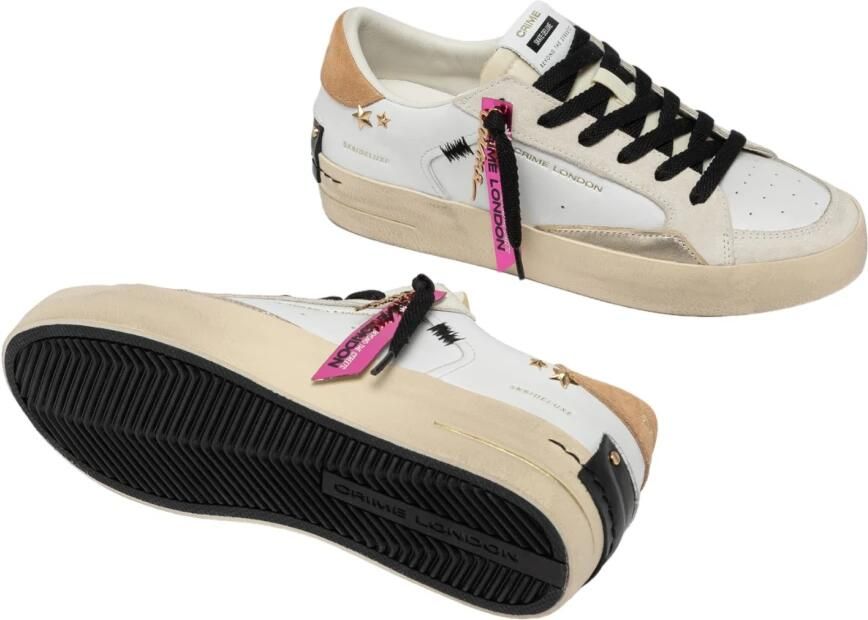 Crime London Witte Sneakers voor een stijlvolle look - Foto 3