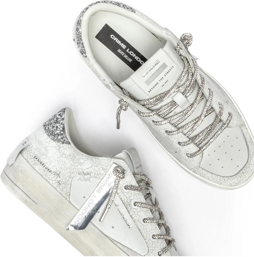 Crime London Witte Sneakers voor een Urban Stijl - Foto 2