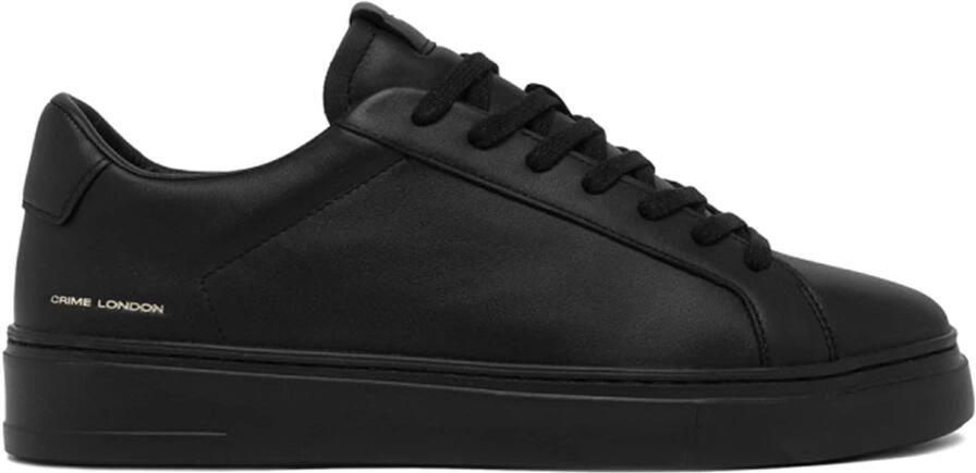 Crime London Zwarte leren sneakers - Foto 2