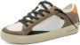 Crime London SK8 Deluxe Heren Sneaker Grijs Bruin Gray Heren - Thumbnail 1
