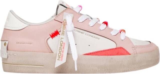 Crime London Deluxe Skateboard Schoenen Pink Dames