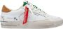 Crime London Deluxe Sneaker Wit Leer Suède - Thumbnail 1