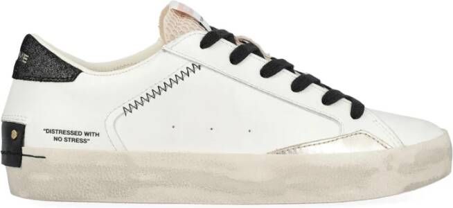 Crime London Distressed Casual Sneakers