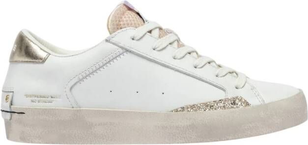 Crime London Distressed Star Studded Sneakers