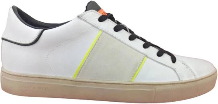 Crime London Essential Low Top Sneakers White Heren