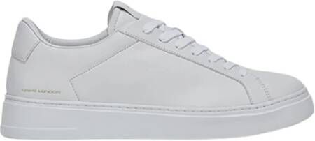 Crime London Witte leren sneakers gemaakt in Italië White Heren