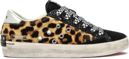 Crime London Gevlekte Sneakers met Luipaardprint