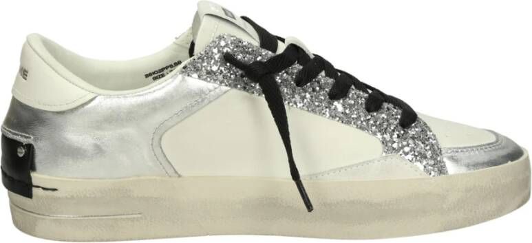 Crime London Silver Glitter Sneakers Beyond The Streets