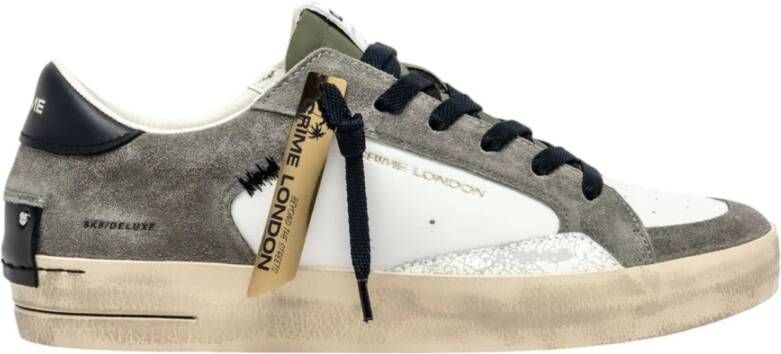 Crime London Grijze Leren en Suède Sneakers - Foto 2