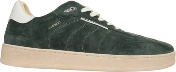 Crime London Groene Sneakers voor Moderne Man