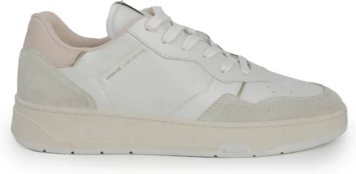 Crime London Klassieke Leren Sneakers Lente Zomer Collectie White Dames