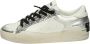 Crime London Glitter Sneakers met Contrasterende Hiel Gray Dames - Thumbnail 1