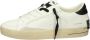 Crime London Witte leren sportieve sneakers met rubberen zool White - Thumbnail 1