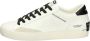 Crime London Witte Leren Sneakers met Zwarte Suède Accenten Wit Heren - Thumbnail 1