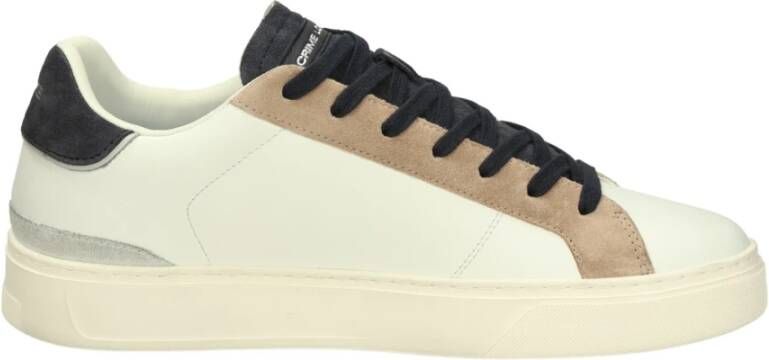 Crime London Lage Top Leren Sneakers