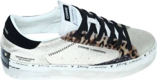 Crime London Leopard Glitter Sneaker