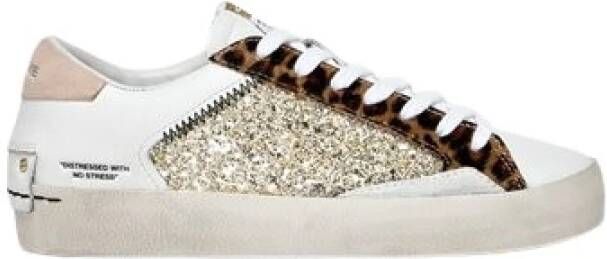 Crime London Leopard Shine Sneaker Multicolor Dames