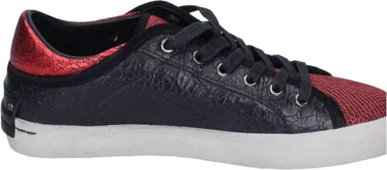 Crime London Leren Dames Sneakers Black Dames