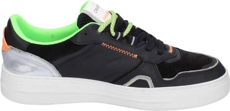 Crime London Leren Heren Sneakers Stijlvolle Schoenen Black Heren