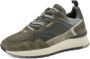 Crime London Bruine Sneakers met Zwarte Details Brown Heren - Thumbnail 7