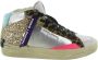 Crime London SK8 Mid Glitter Schoenen Multicolor Dames - Thumbnail 2