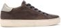 Crime London Essentiële lage top sneakers in donkerbruin zalm Brown Heren - Thumbnail 3