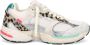 Crime London Sneakers met Luipaardprint en Turquoise Hiel Multicolor Dames - Thumbnail 2