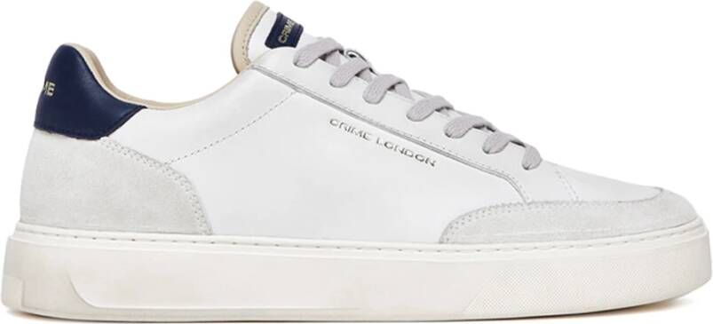 Crime London Sneakers White Heren