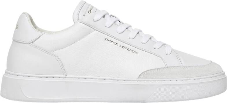 Crime London Sneakers White Heren