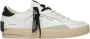 Crime London Witte leren sportieve sneakers met rubberen zool White - Thumbnail 9