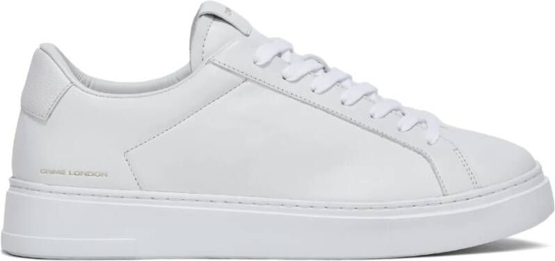 Crime London Witte Sneakers met Stijl en Comfort White Heren