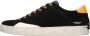 Crime London Zwarte Distressed Sneakers voor Heren Zwart Heren - Thumbnail 1