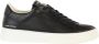 Crime London Zwarte Leren Veterschoenen met Rubberen Zool Black Heren - Thumbnail 2