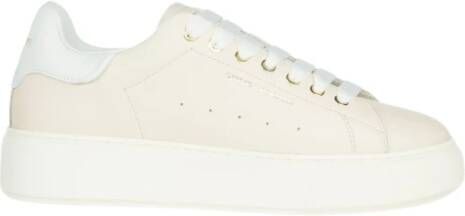 Crime London Elevate Leren Sneakers Lente Zomer Collectie Beige Dames