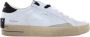 Crime London Witte leren sportieve sneakers met rubberen zool White - Thumbnail 23