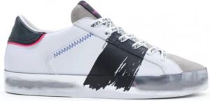 Crime London Stijlvolle leren sneakers met 30mm hak Wit Dames