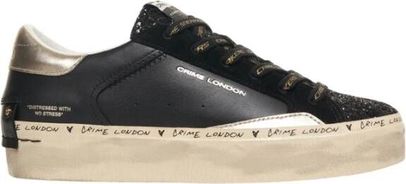 Crime London Stijlvolle Nero Sneakers met Plateauzool