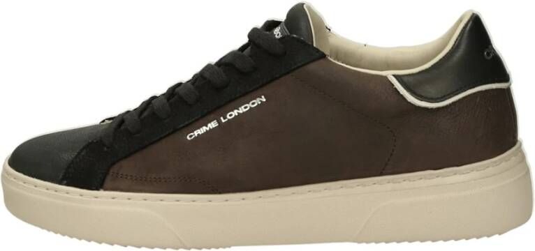 Crime London Stijlvolle Sneakers voor dagelijks gebruik Brown Heren
