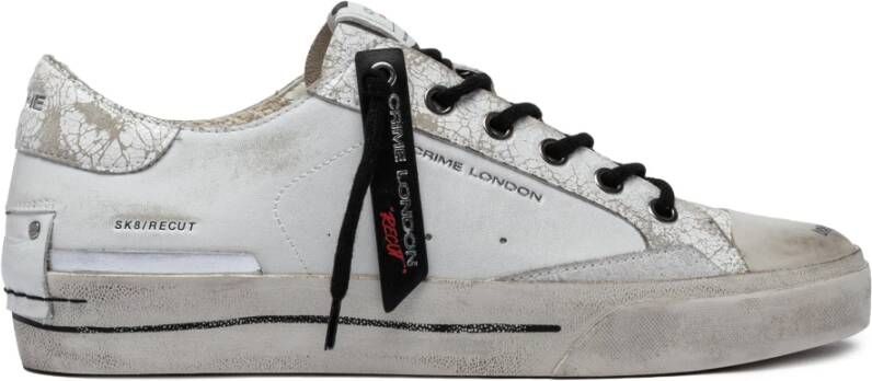 Crime London Stijlvolle Witte Sneakers